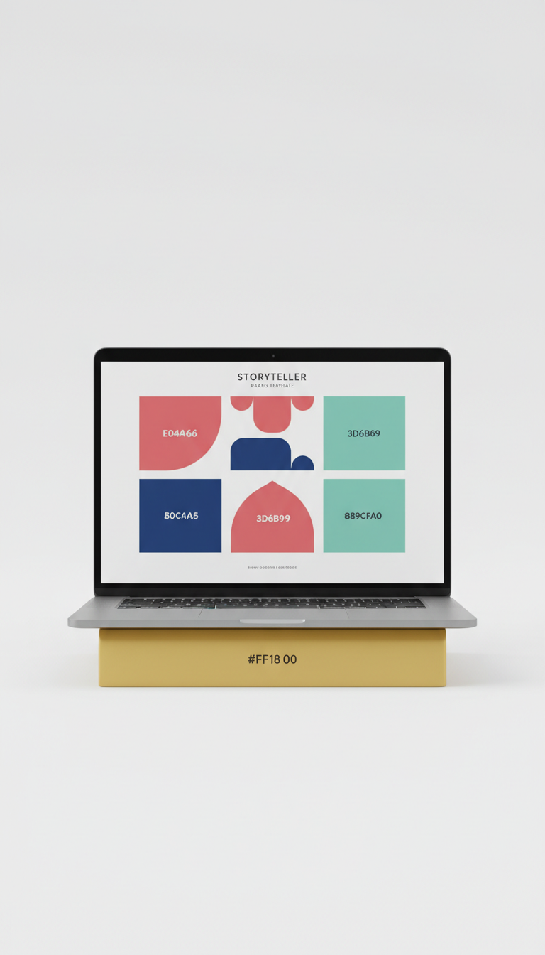 Storyteller Brand Template for Laptops