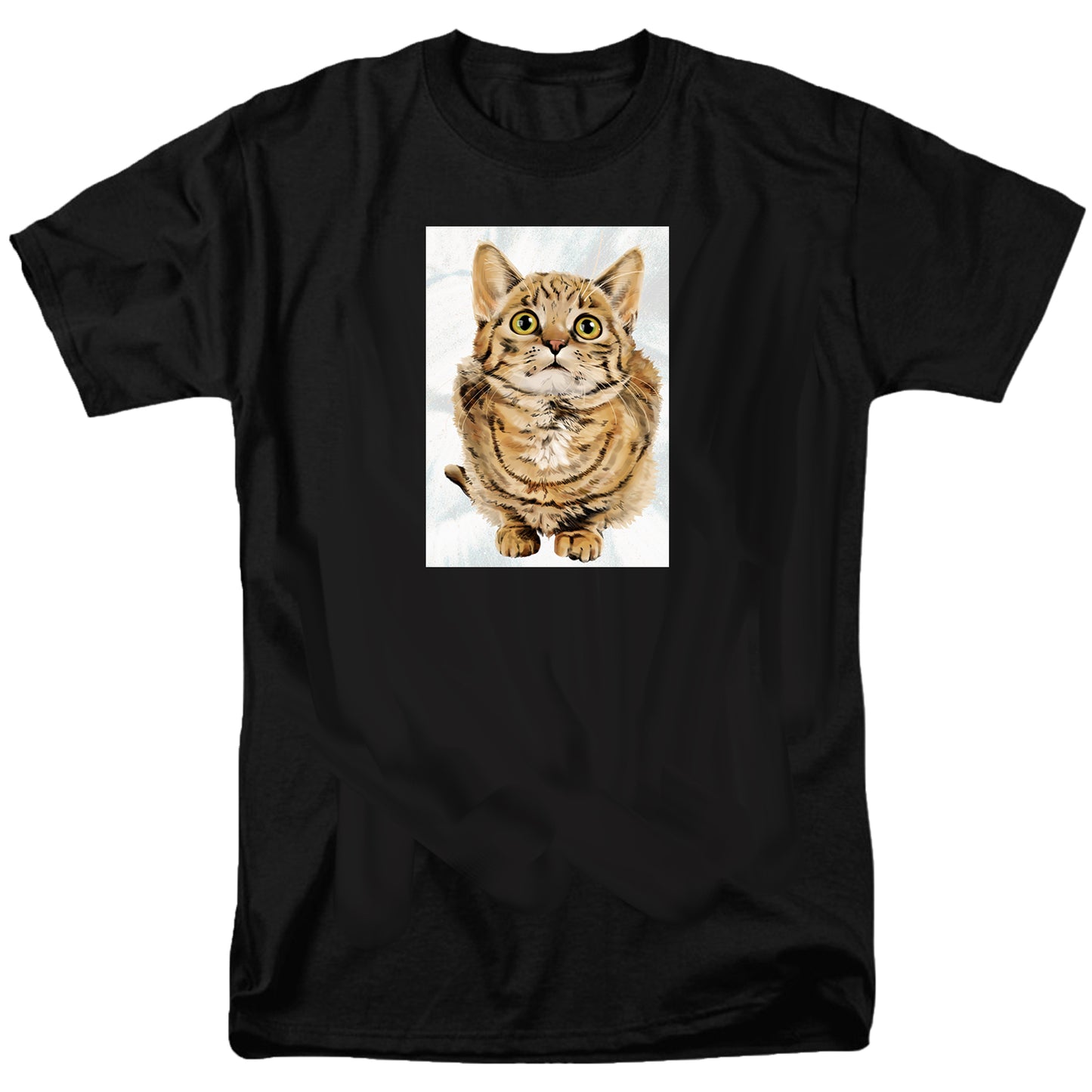 Cat Look Up T Shirt