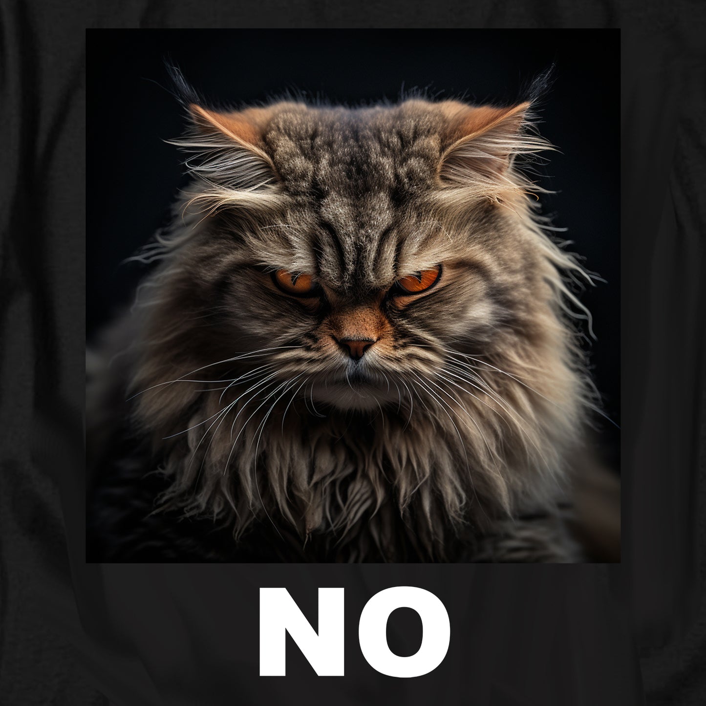 Cat NO T Shirt