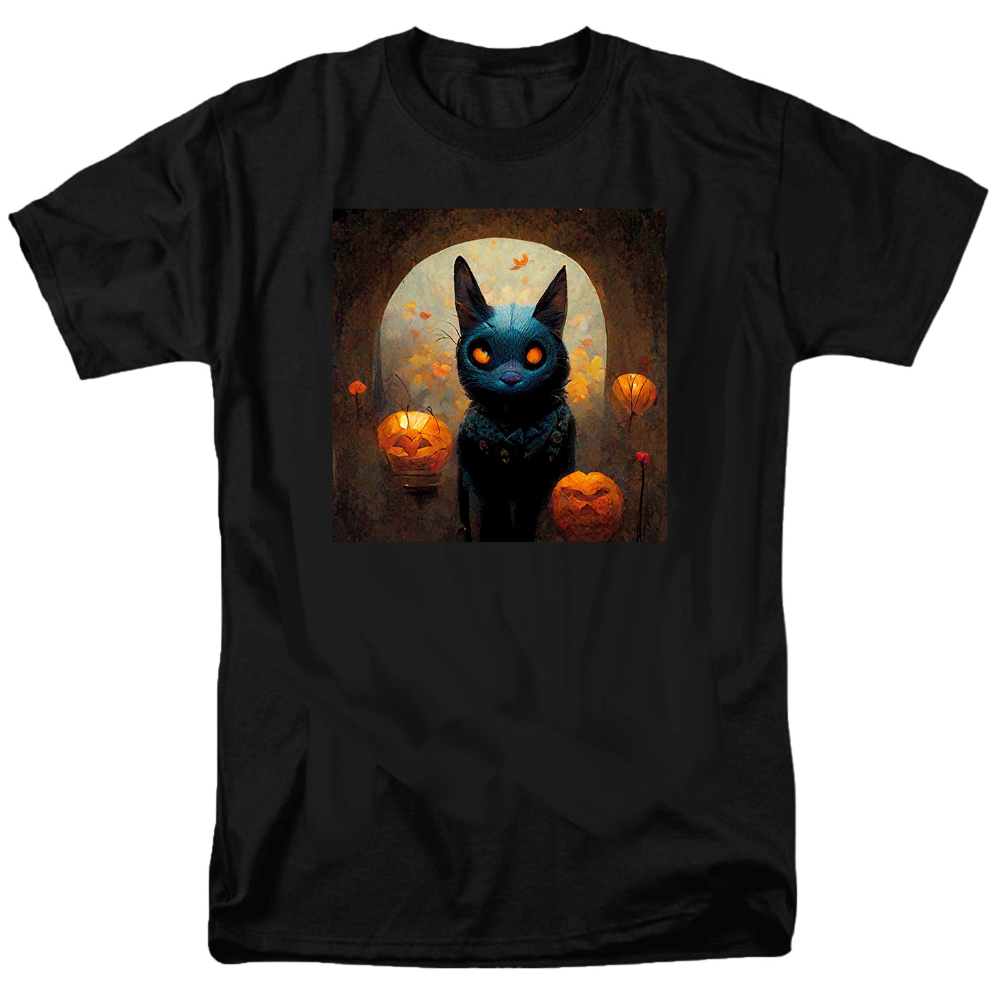 Halloween Cat T Shirt