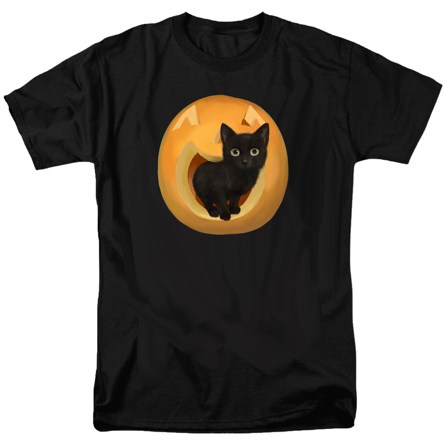 Pumpkin Cat T Shirt