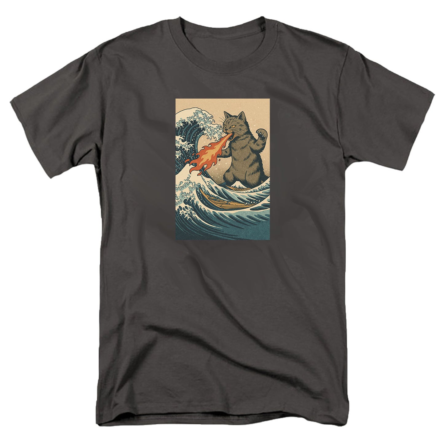 Catzilla Great Wave T Shirt
