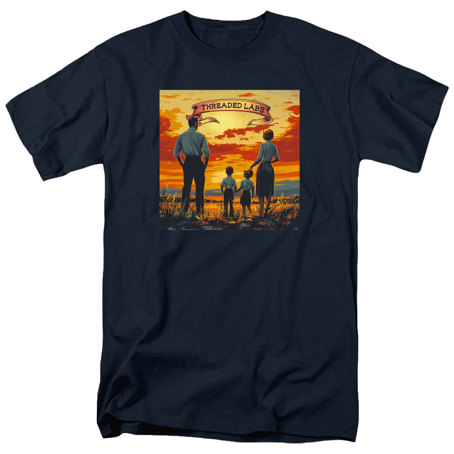 Threaded Labs Family Time T Shirt