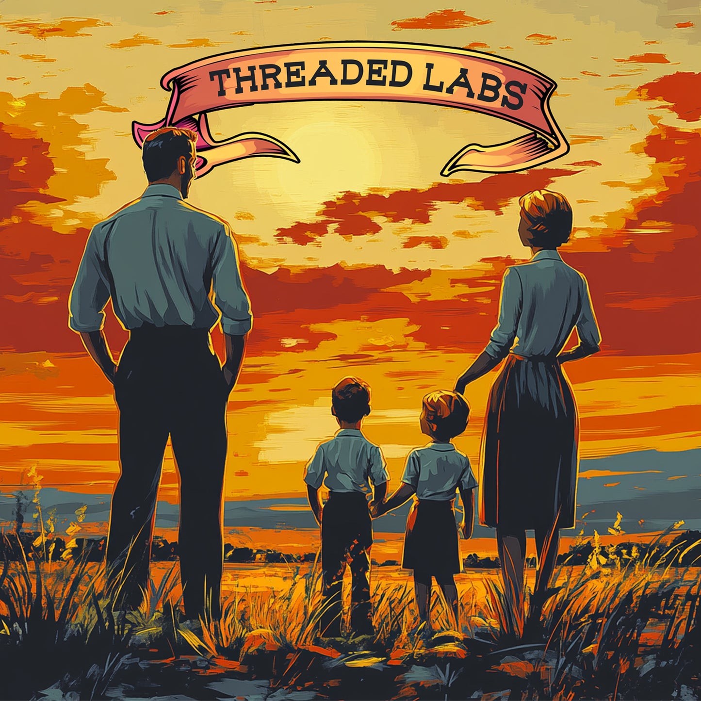 Threaded Labs Family Time T Shirt