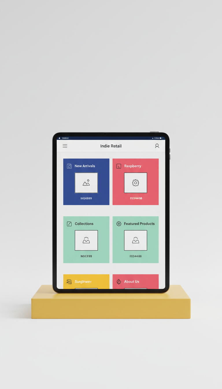 Indie Retailer Template Tablet Edition