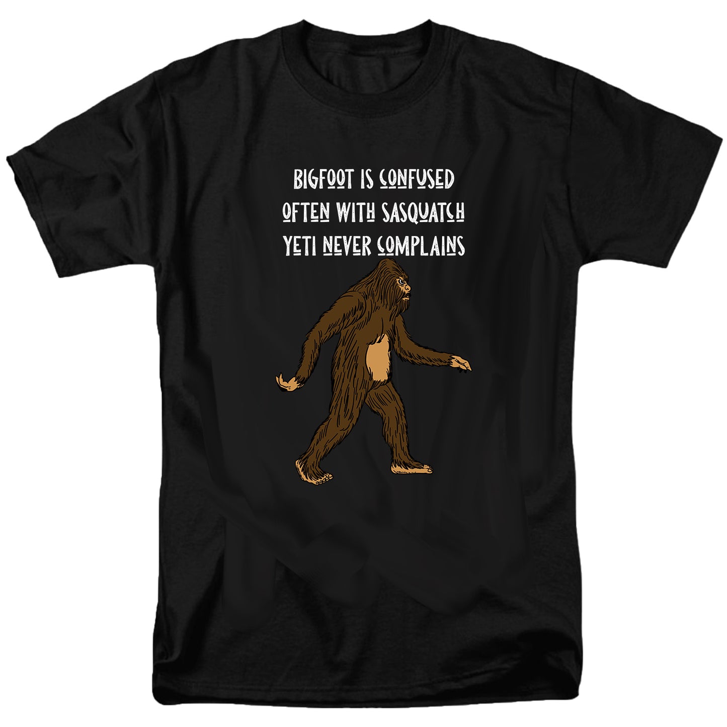 Bigfoot is Confused T Shirt