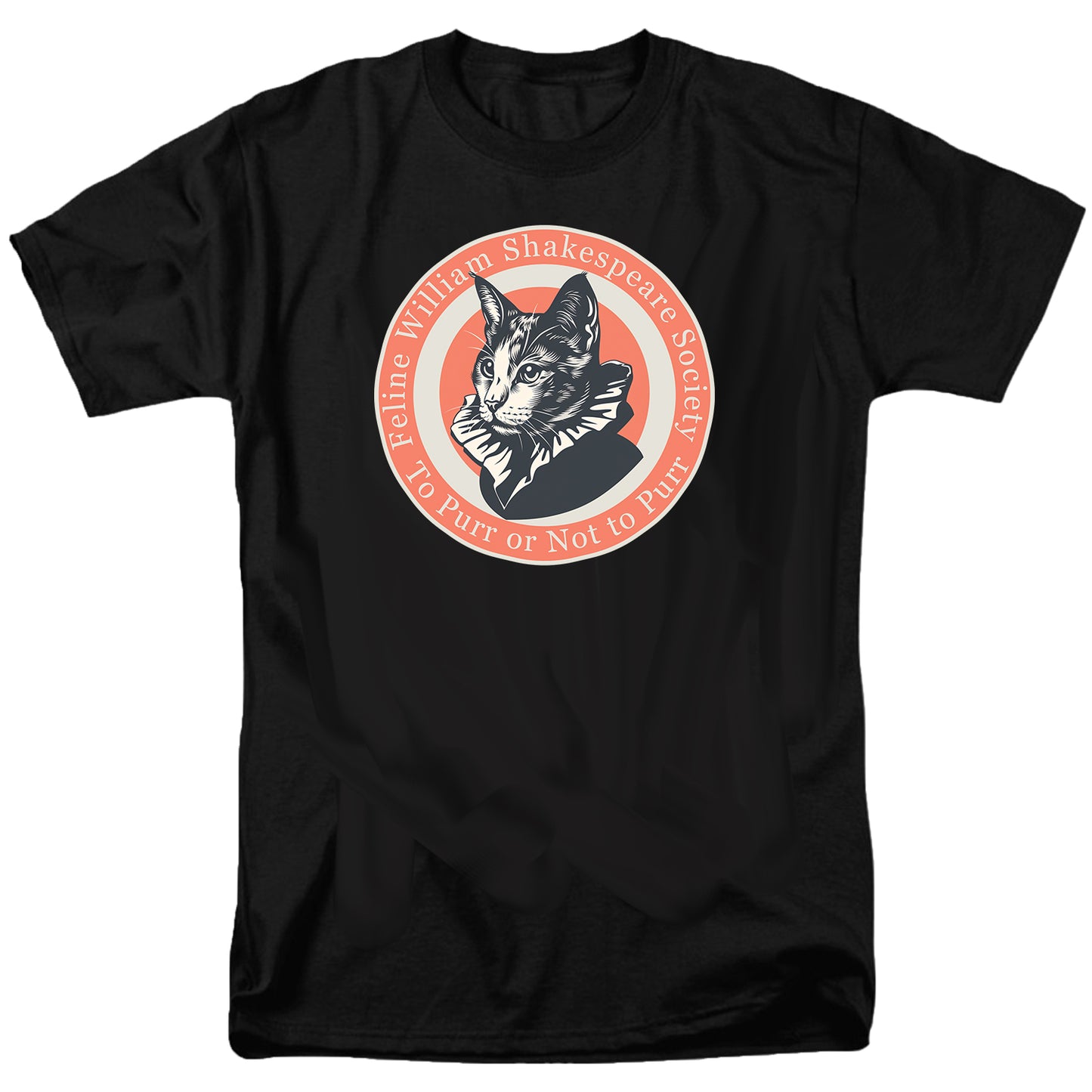 Feline William Shakespeare Society T Shirt