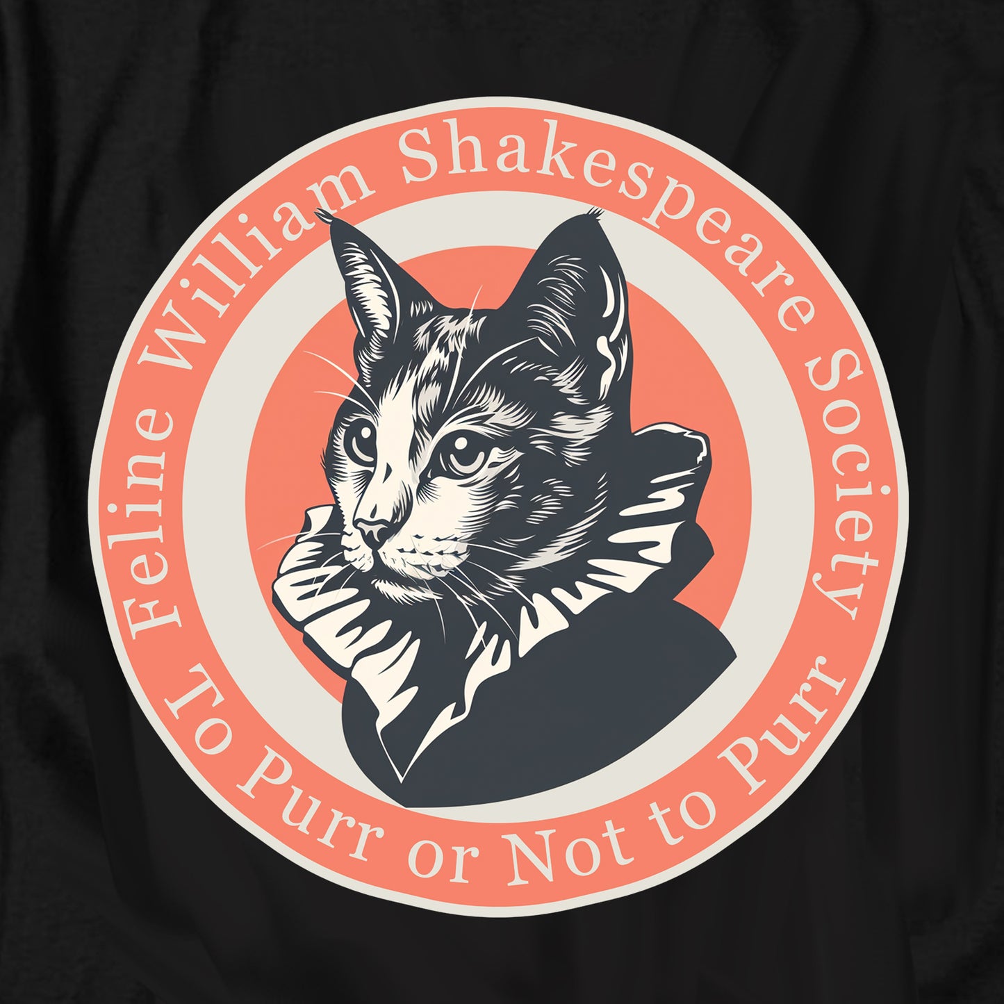 Feline William Shakespeare Society T Shirt