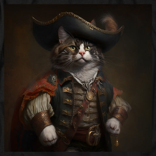 Pirate Cat T Shirt