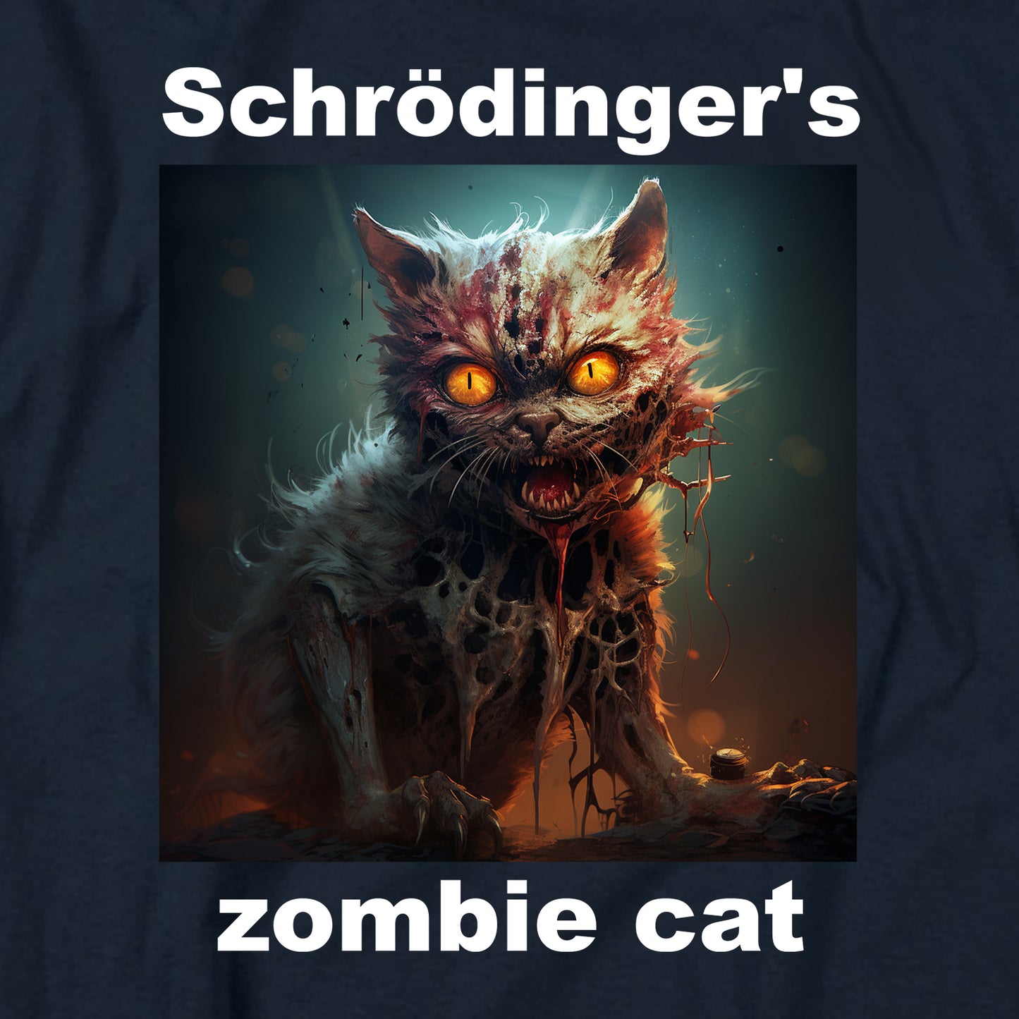 Schrödinger's Zombie Cat T Shirt