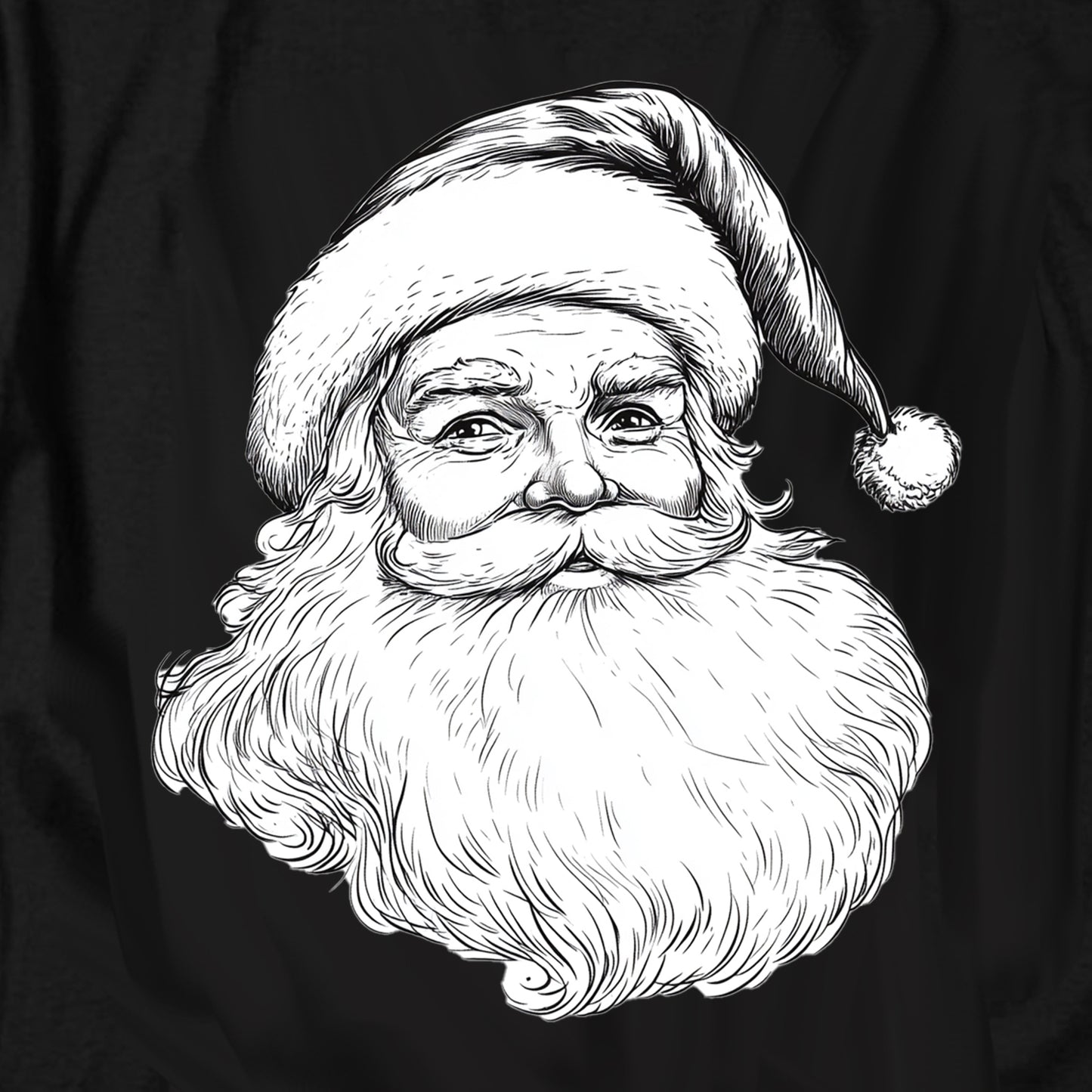 Santa Claus Sketch T Shirt