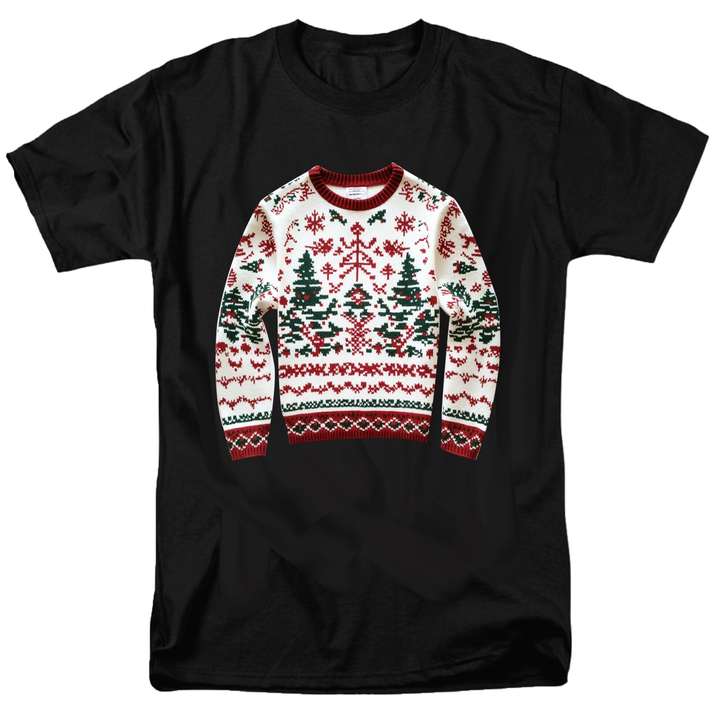 Festive Fir Ugly Sweater T Shirt