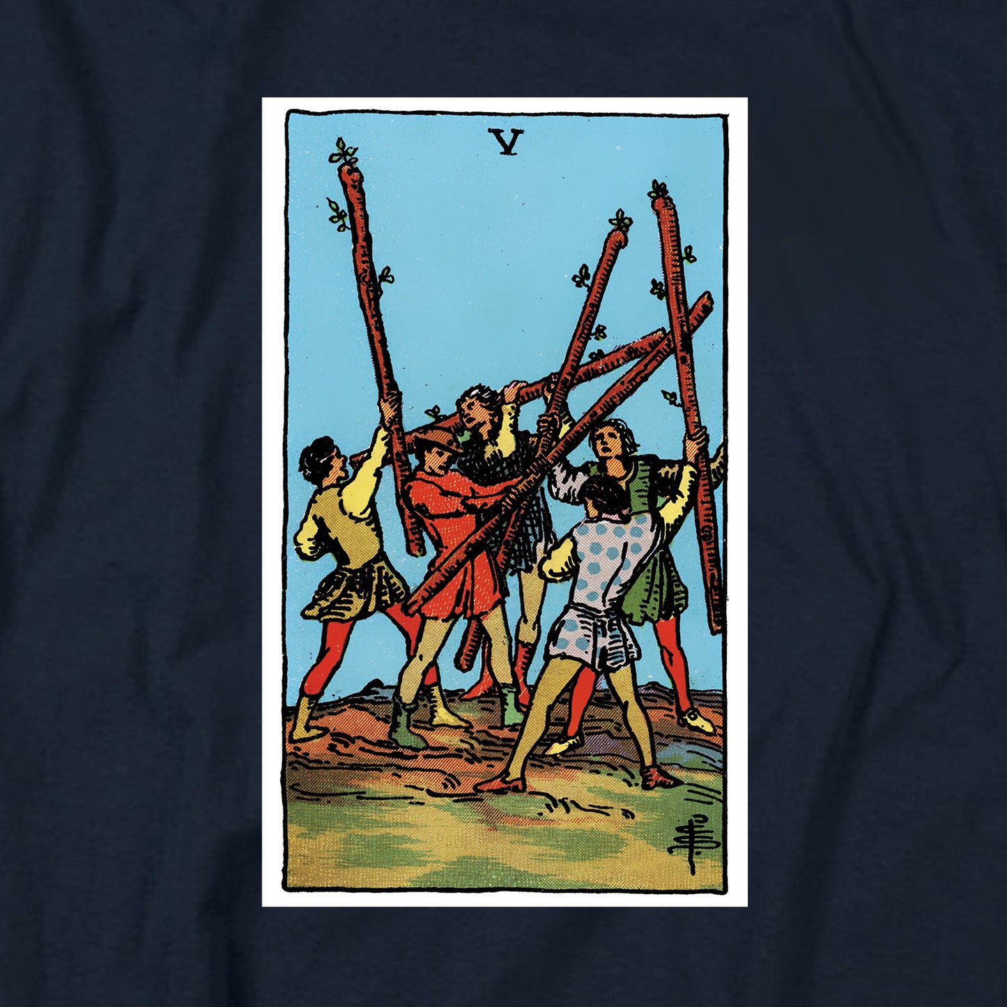 Five of Wands T Shirt