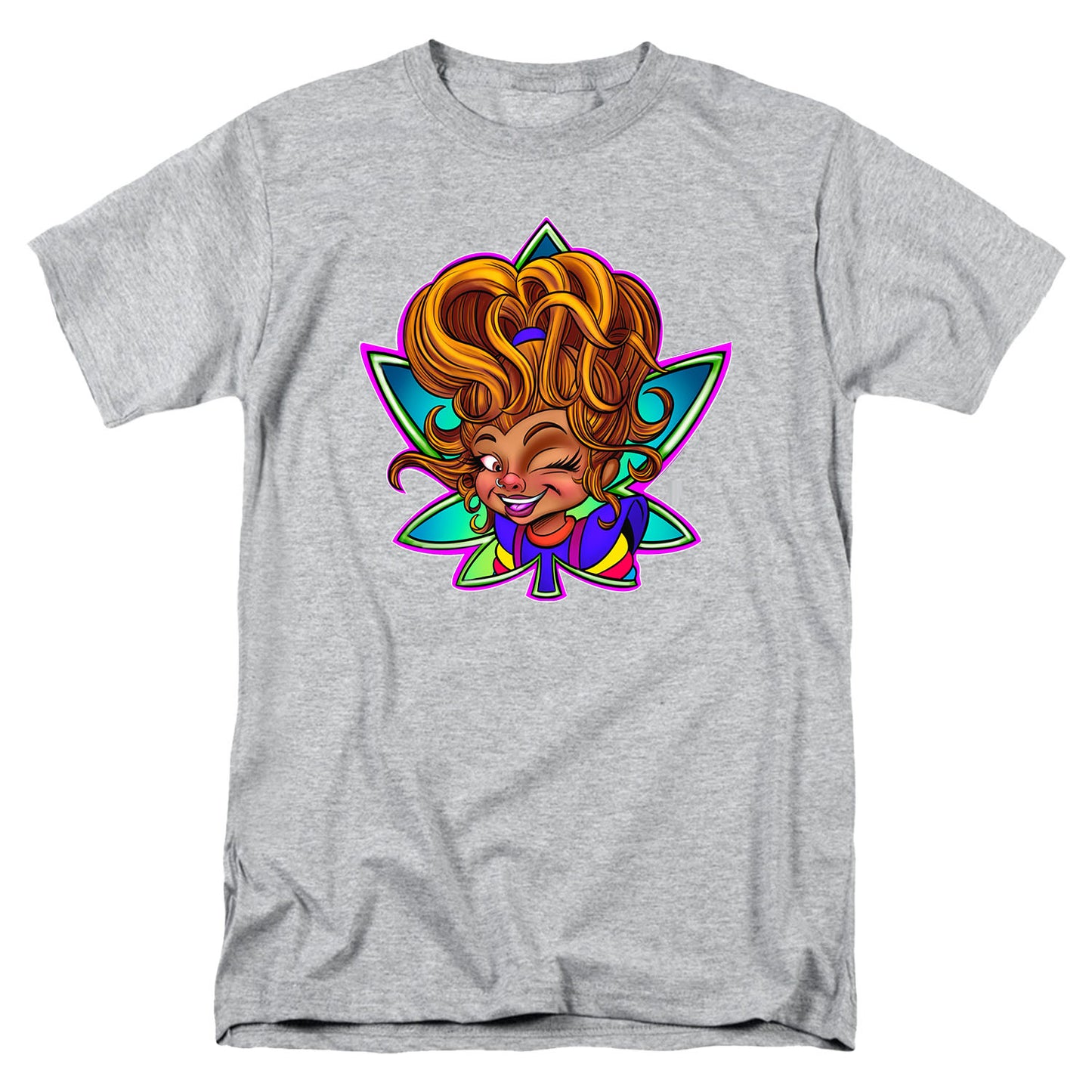 Stuck in the Tree Wink Grey T Shirt