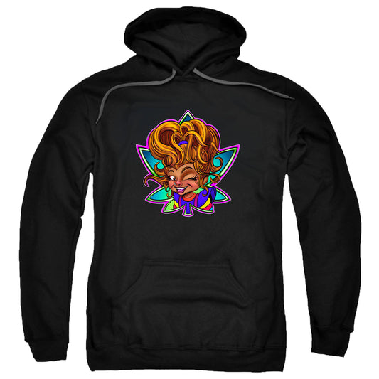 Stuck in the Tree Wink Black Hoodie