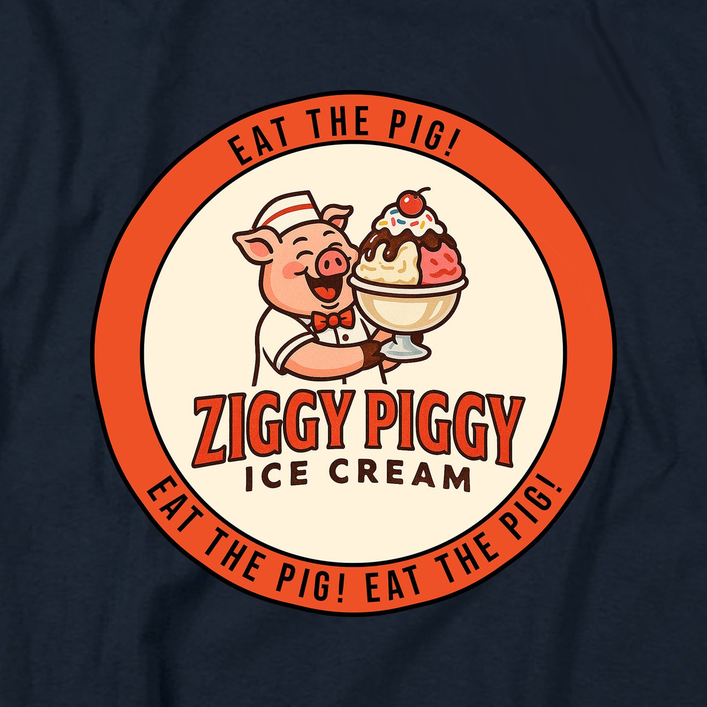 Ziggy Piggy Eat the Pig T Shirt