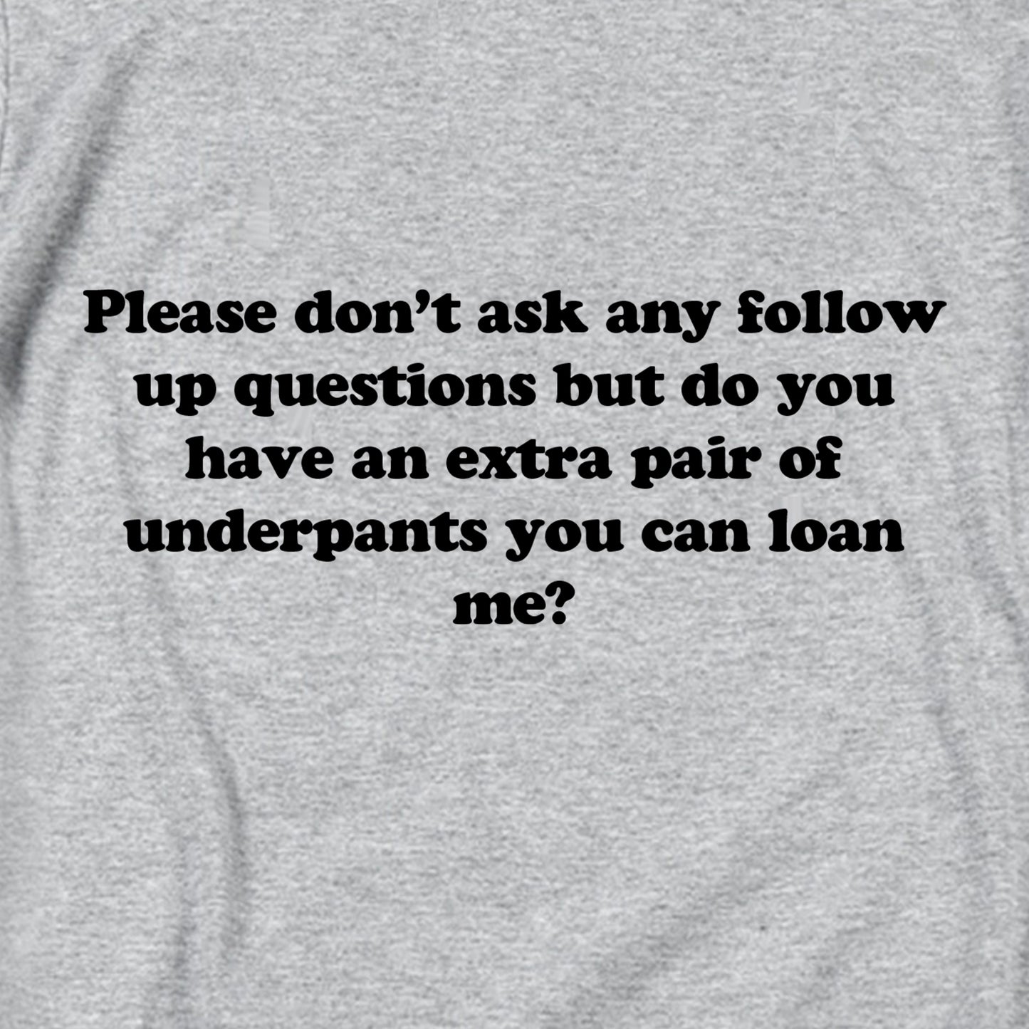 Please don’t ask any follow up questions T Shirt