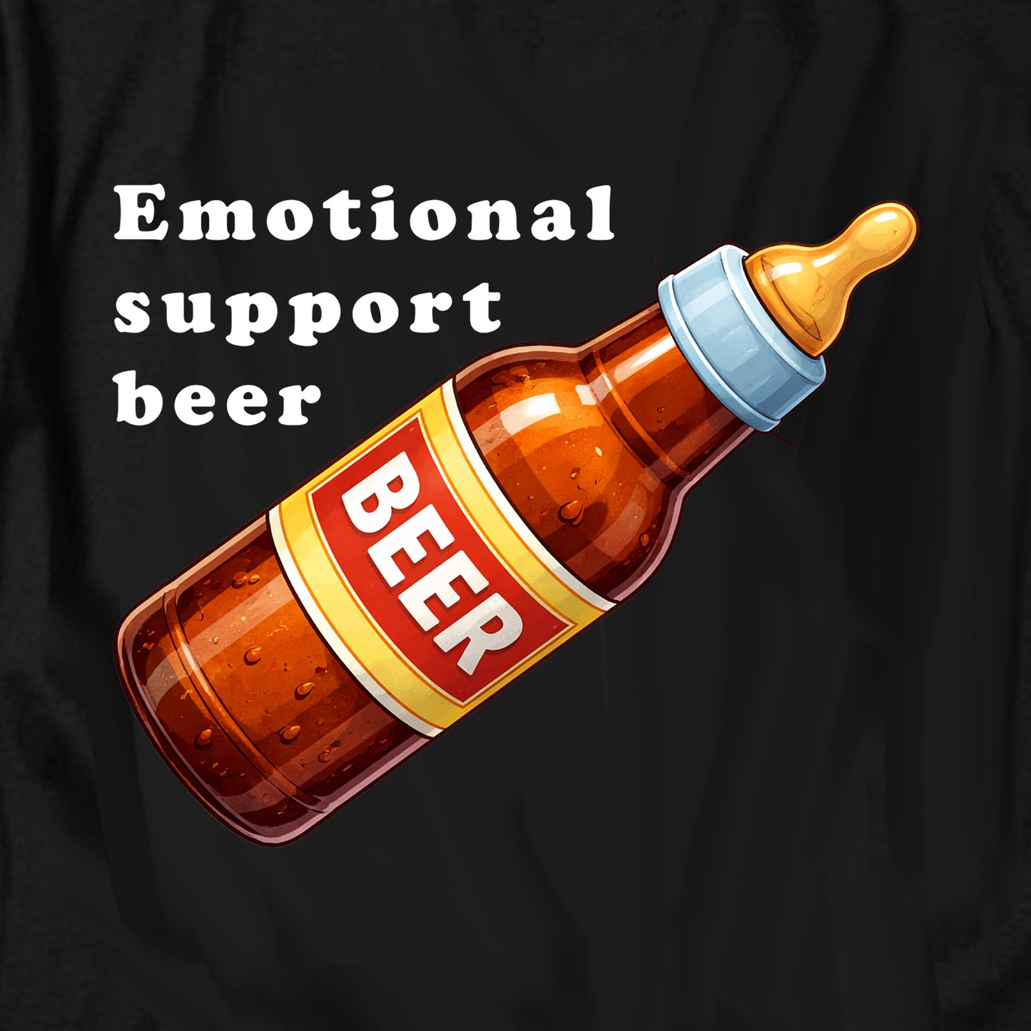 Emotional support beer T Shirt