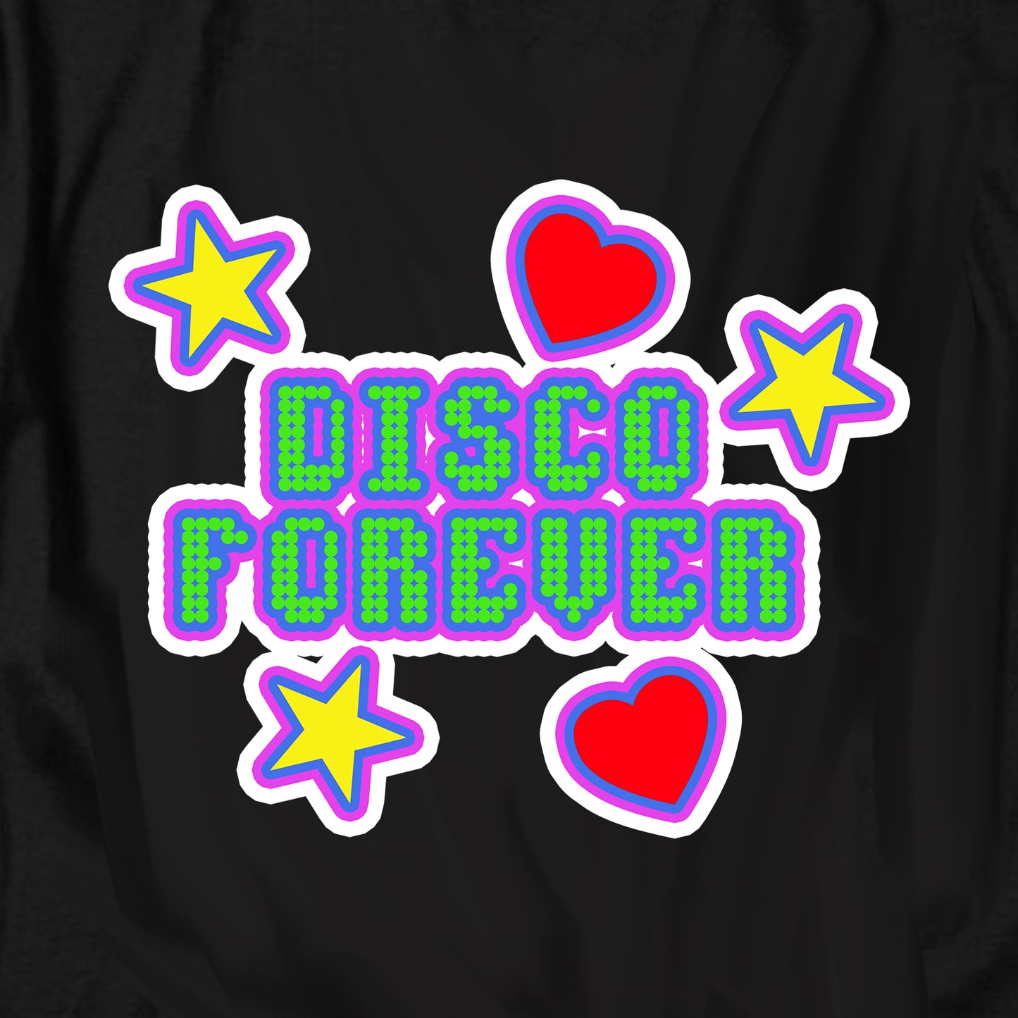 Flashy Disco Forever T Shirt