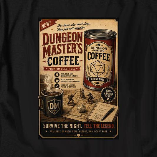 Dungeon Masters Coffee T Shirt