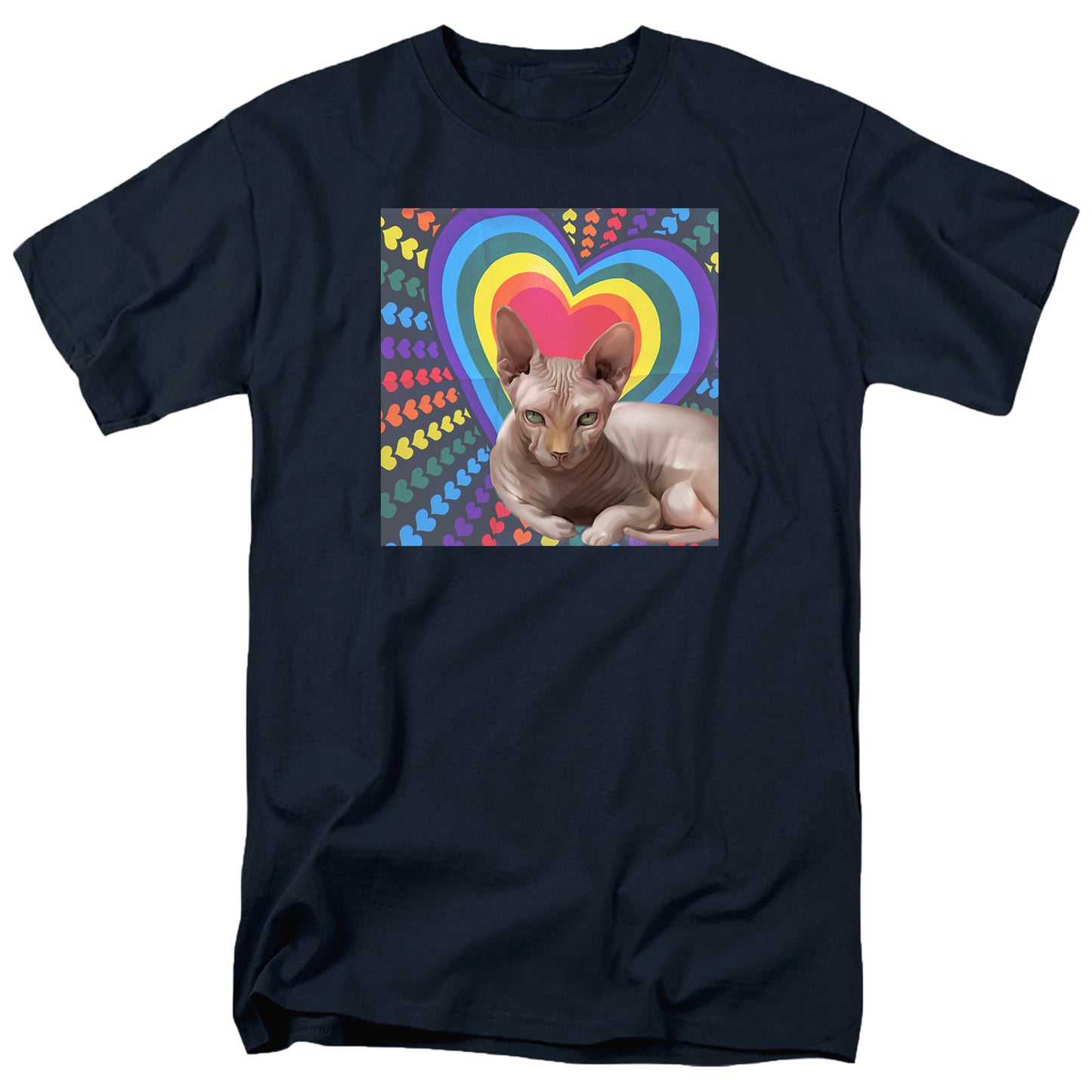 Valentines Cat T Shirt